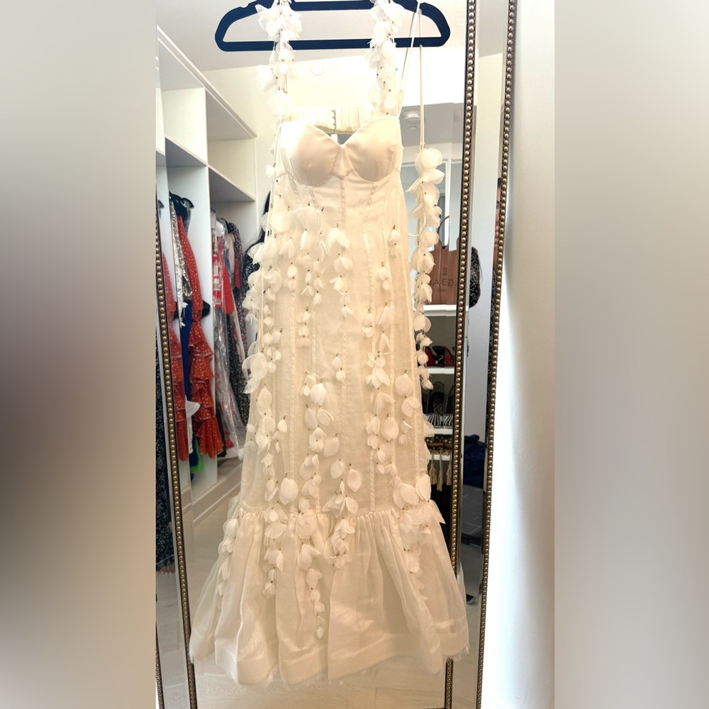 Zimmermann White Strapless Dress - Picture 8 of 11